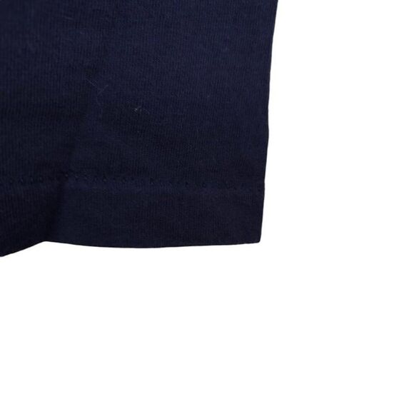 Vintage Horton T Shirt Mens Size 2XL Blue 90s Wow The Customer Made In USA - Picture 5 of 7